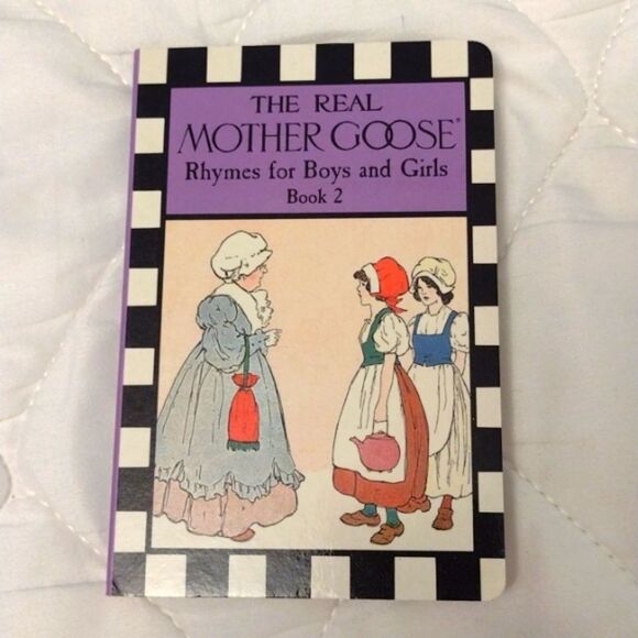 Vintage 1987 The Real Mother Goose Rhymes for Boys & Girls Mini‎ HC 6 Book Set - Picture 8 of 14
